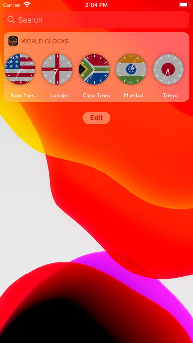World Clocks - Widget screenshot 2