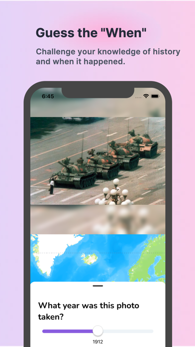 World History Quiz: WhenWhere screenshot 1