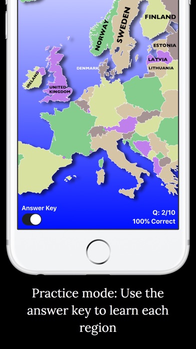 World Map Challenge! Geography screenshot 5