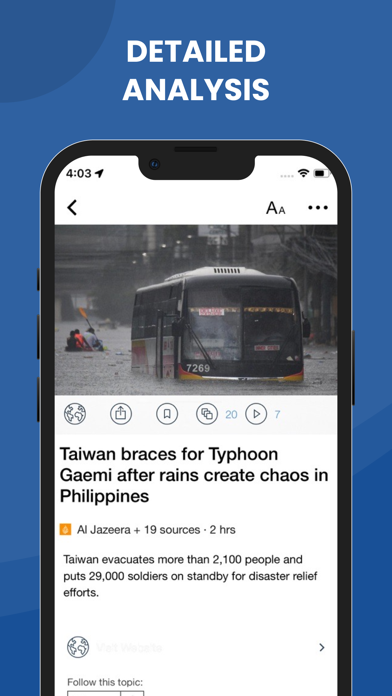 World News Stories & Headlines screenshot 1