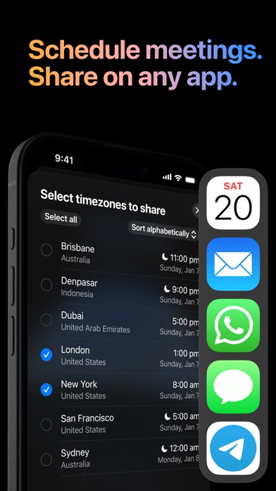 World Time Clock Master screenshot 2