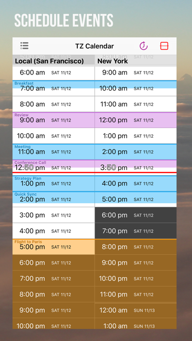World Timezone Calendar screenshot 3