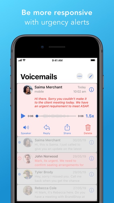 World Voicemail screenshot 2