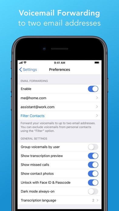 World Voicemail screenshot 1