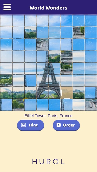 World Wonders Sliding Puzzle screenshot 1