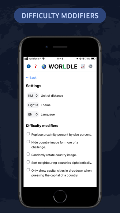 Worldle - Guess The Country! screenshot 1