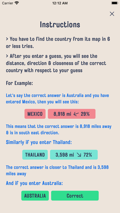 Worldle ! screenshot 1