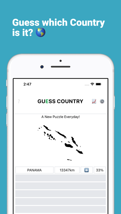 Worldle:Geography Daily Puzzle screenshot 3