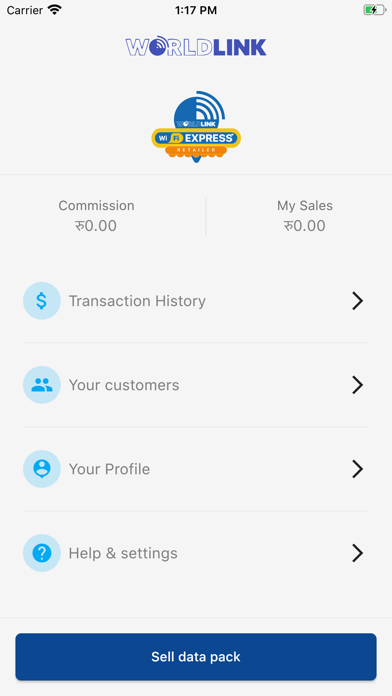 WorldLink Retailer screenshot 2