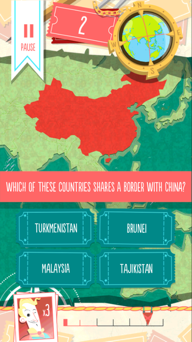 Worldly - Countries Quiz! screenshot 3