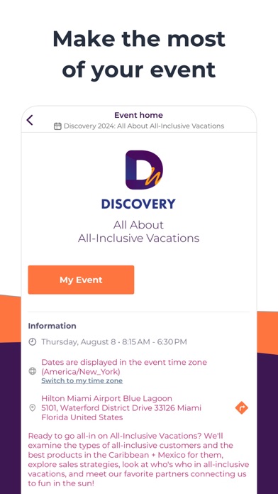 WorldVia Events screenshot 1