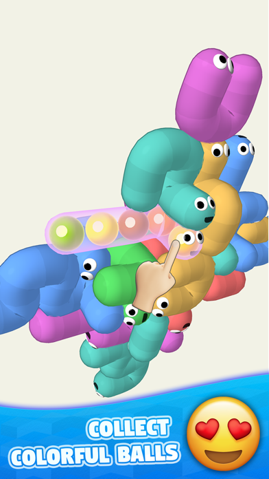 Worm Stack: Tap Away 3D screenshot 1