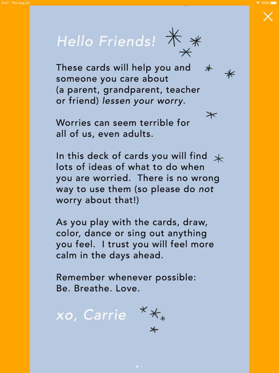 WORRY Deck for Kids screenshot 2