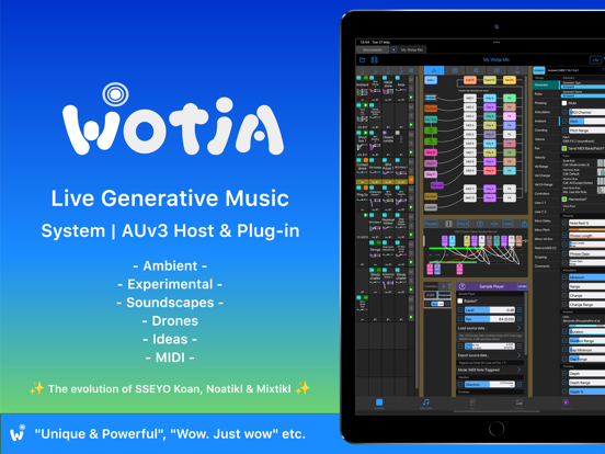 Wotja: Live Generative Music screenshot 10