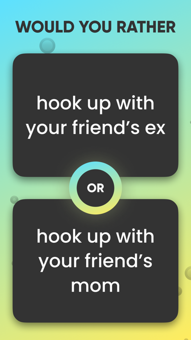 Would You Rather? Adult screenshot 1