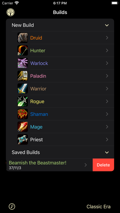 WoW Classic Talent Calculator screenshot 1