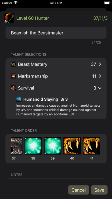 WoW Classic Talent Calculator screenshot 2