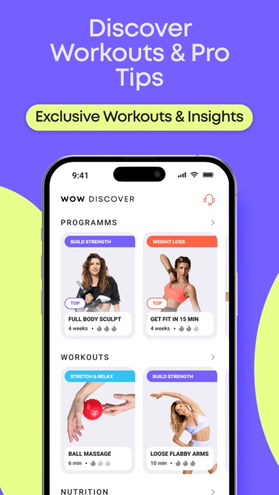 WOWBODY: Home Workout Women screenshot 3