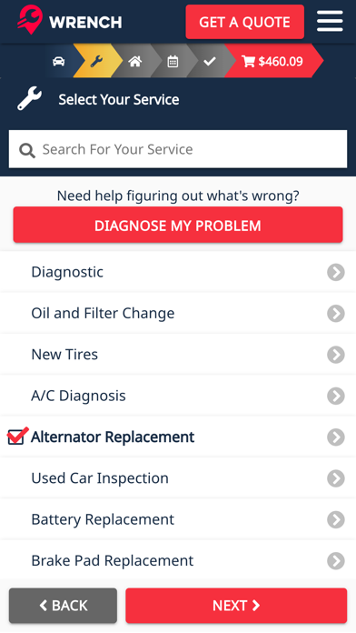 Wrench - Mobile car mechanics screenshot 2