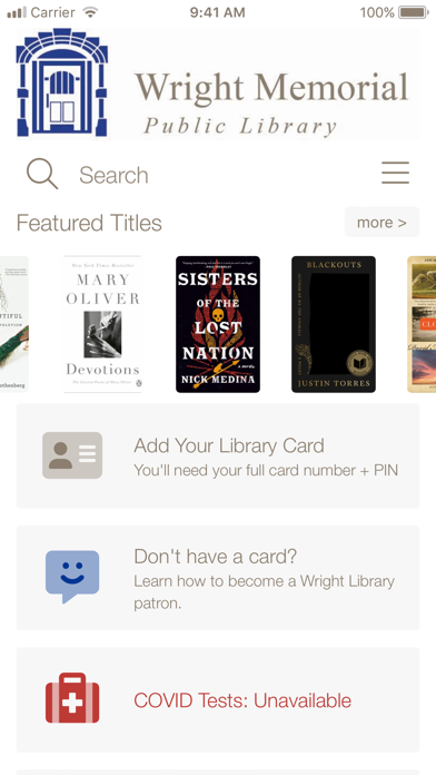 Wright Memorial Public Library screenshot 5