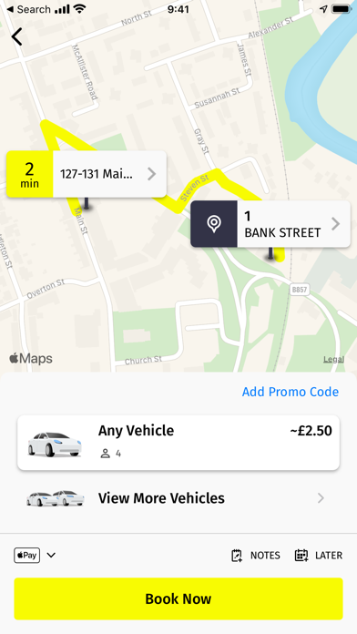 Wright Taxis screenshot 1