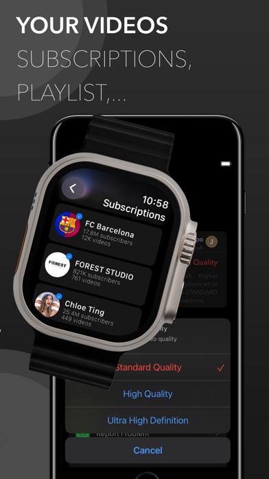 WristTube for YouTube screenshot 2