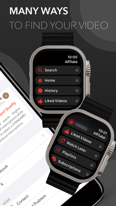 WristTube for YouTube screenshot 1