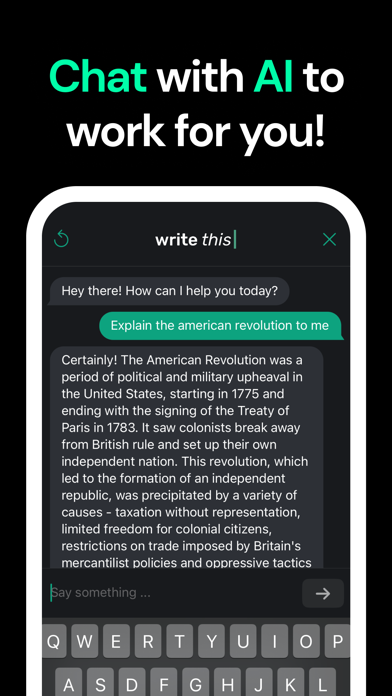 Write This - AI Text Generator screenshot 3