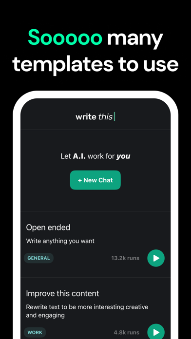 Write This - AI Text Generator screenshot 1