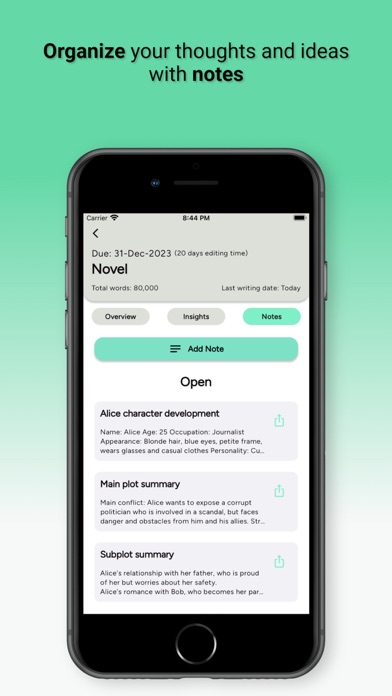 WriteOn screenshot 2