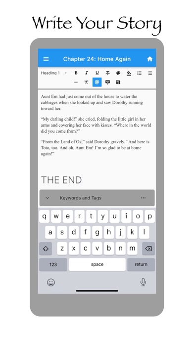 Writer Gadget screenshot 3