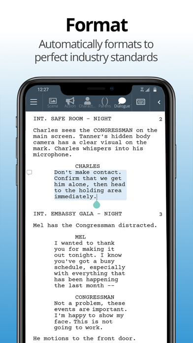 WriterDuet screenshot 4