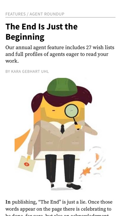 Writer's Digest Magazine screenshot 2