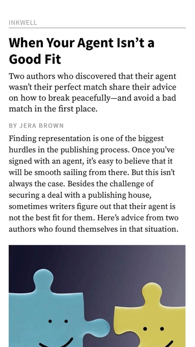 Writer's Digest Magazine screenshot 4