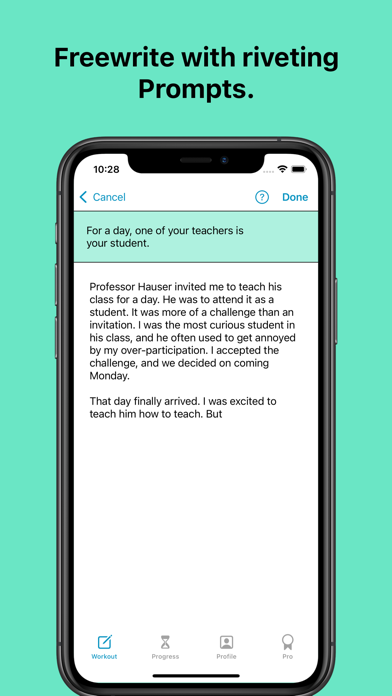 Writing Gym screenshot 3