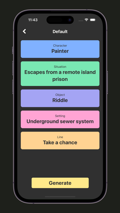 Writing Prompt Generator screenshot 4
