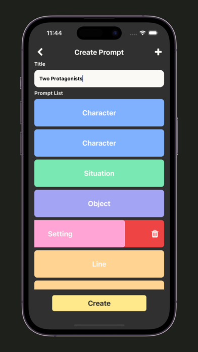 Writing Prompt Generator screenshot 2