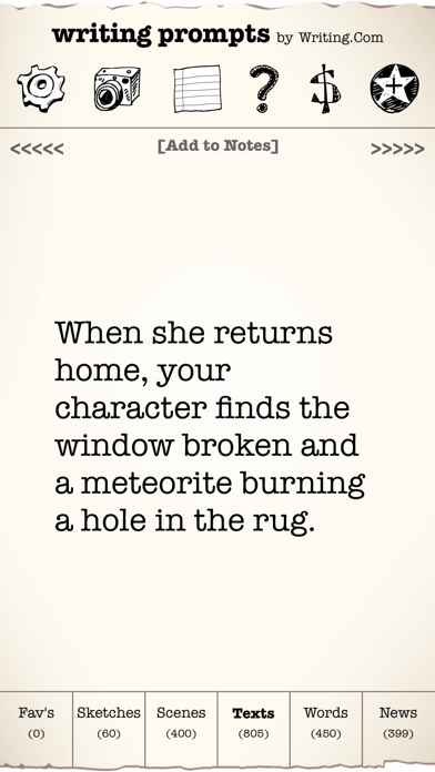 Writing Prompts screenshot 4