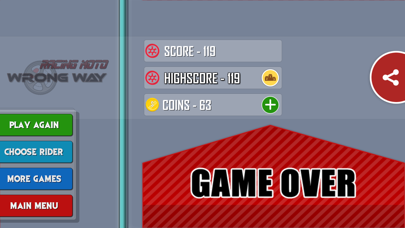 Wrong Way Racing Moto X screenshot 1