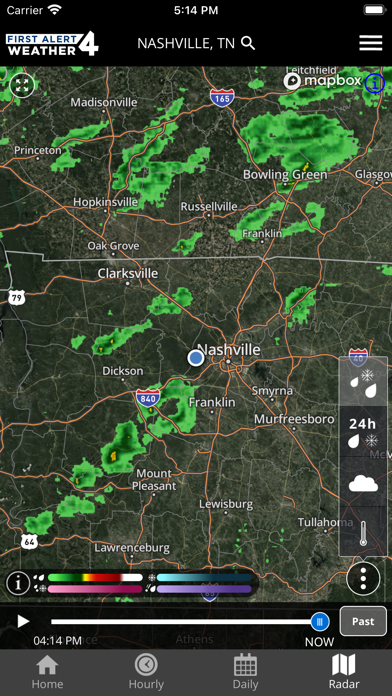 WSMV 4 FIRST ALERT Weather screenshot 1