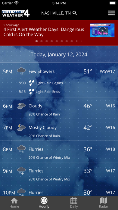 WSMV 4 FIRST ALERT Weather screenshot 3