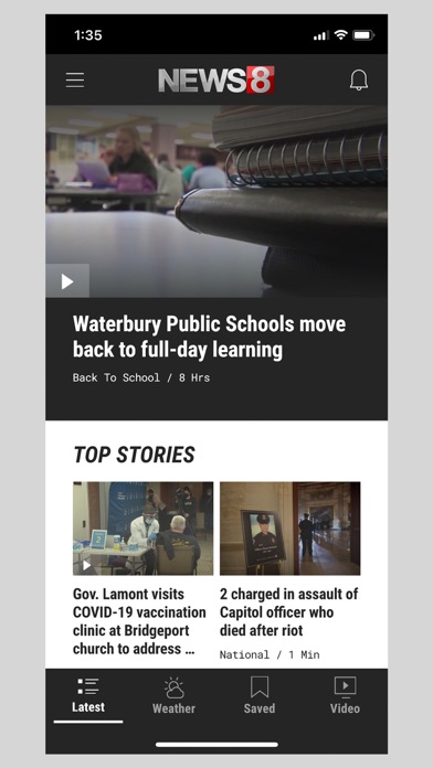 WTNH News 8 screenshot 2