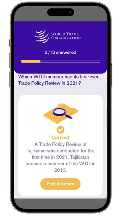 WTO QUIZ screenshot 1