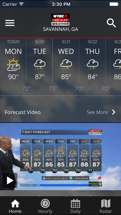 WTOC First Alert Radar screenshot 1