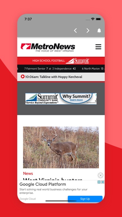 WVMetroNews screenshot 3
