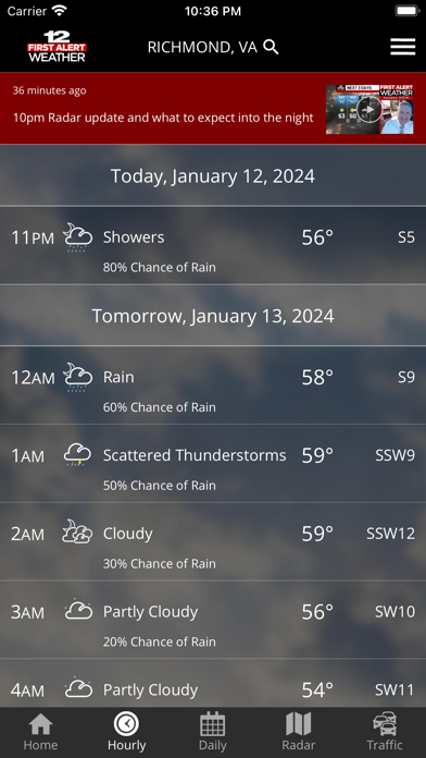 WWBT First Alert Weather screenshot 3