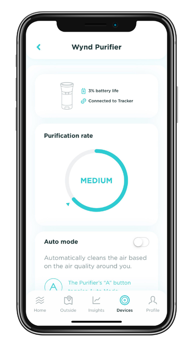 Wynd Air Tracker and Purifier screenshot 1
