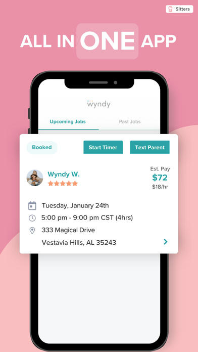 Wyndy: Babysitting, simplified screenshot 1