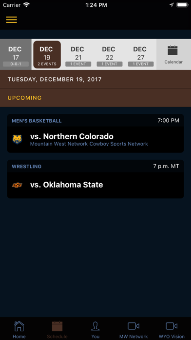 WYO Athletics screenshot 2