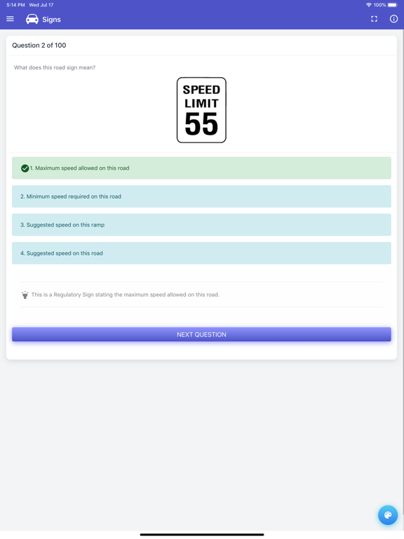 Wyoming DOT Practice Test screenshot 10